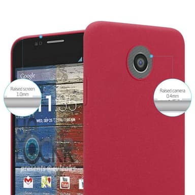 Motorola MOTO G2 Suojakuori Kotelo Case (Punainen)