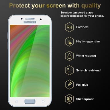 Samsung Galaxy A3 2017 3x Näytönsuoja Karkaistu lasi