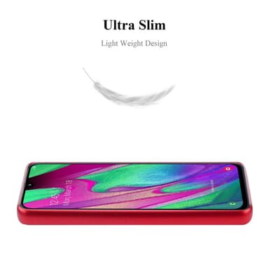 Samsung Galaxy A40 Suojakuori Kotelo (Punainen)