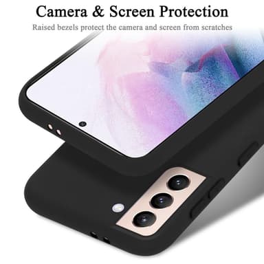 Samsung Galaxy S21 PLUS Suojakuori Kotelo (Musta)