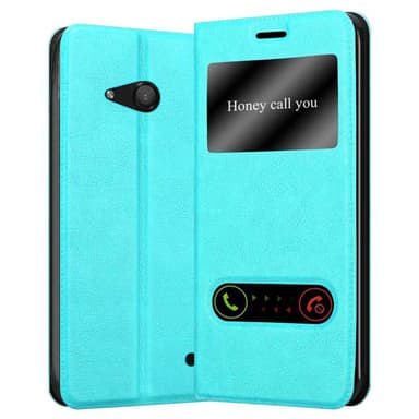 Lompakkokotelo Nokia Lumia 550 Case (Turkoosi)