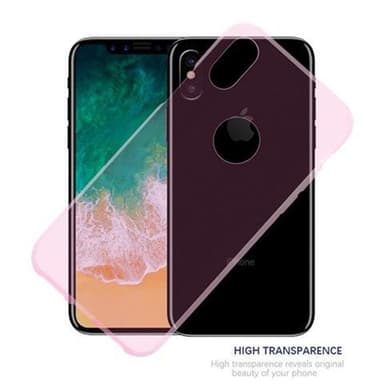 iPhone X / XS Suojakuori Kotelo (Vaaleanpunainen)