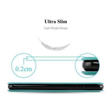 Lompakkokotelo Nokia Lumia 550 Case (Turkoosi)