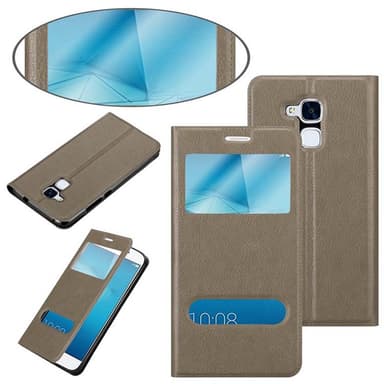 Lompakkokotelo Honor 5C Case (Ruskea)