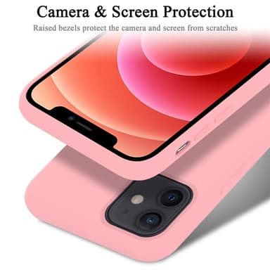 iPhone 12 MINI Suojakuori Kotelo (Vaaleanpunainen)