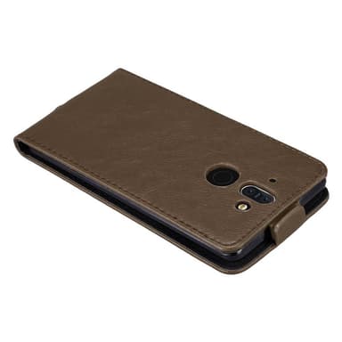 Nokia 8 Sirocco Suojakuori Lompakkokotelo (Ruskea)