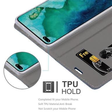 Honor View 30 PRO Suojakuori Lompakkokotelo (Sininen)