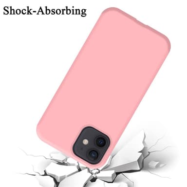 iPhone 12 MINI Suojakuori Kotelo (Vaaleanpunainen)