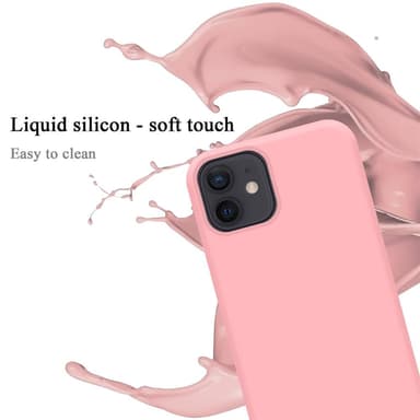 iPhone 12 MINI Suojakuori Kotelo (Vaaleanpunainen)