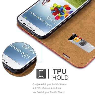 Samsung Galaxy S4 Suojakuori Kotelo (Punainen)