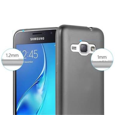 Samsung Galaxy J1 2016 Suojakuori Kotelo (harmaa)
