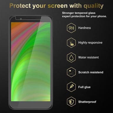 Alcatel 1X 2019 Näytönsuoja Karkaistu lasi Suojakalvo