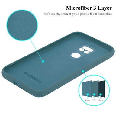 Motorola MOTO G9 PLAY Suojakuori Kotelo (Green)