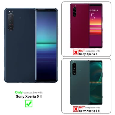 Sony Xperia 5 II Suojakuori Lompakkokotelo (Ruskea)