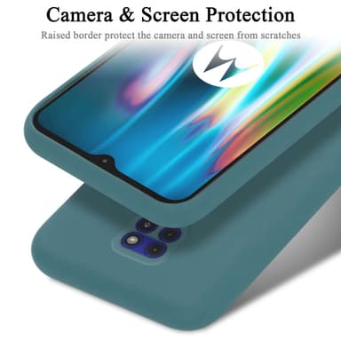 Motorola MOTO G9 PLAY Suojakuori Kotelo (Green)