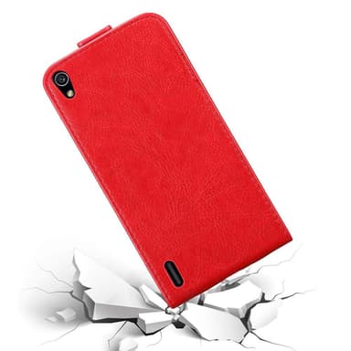 Huawei ASCEND P7 Suojakuori Lompakkokotelo (Punainen)