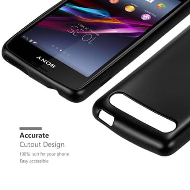 Sony Xperia E1 Suojakuori Kotelo (Musta)
