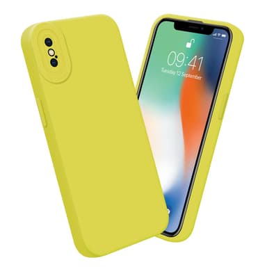 iPhone X / XS Suojakuori Kotelo (Keltainen)