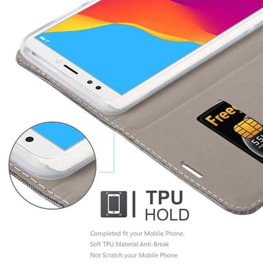 Honor 7C / Huawei Y7 2018 Suojakuori Lompakkokotelo