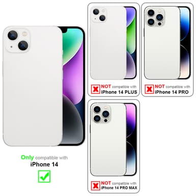 iPhone 14 Suojakuori Kotelo Case (Vaaleanpunainen)