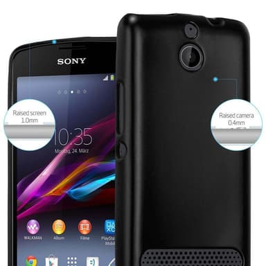 Sony Xperia E1 Suojakuori Kotelo (Musta)