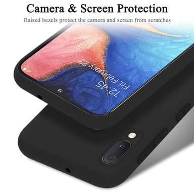 Samsung Galaxy A10e / A20e Suojakuori Kotelo (Musta)