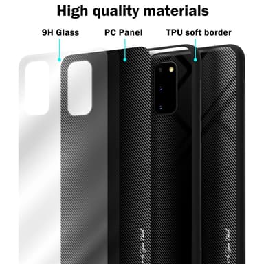 Samsung Galaxy S20 Suojakuori Kotelo (Musta)