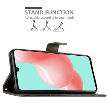 Samsung Galaxy A41 Suojakuori Lompakkokotelo (harmaa)