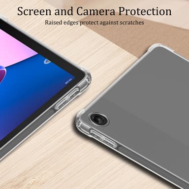 Lenovo Tab M10 Plus 3er Suojakuori Kotelo (Läpinäkyvä)