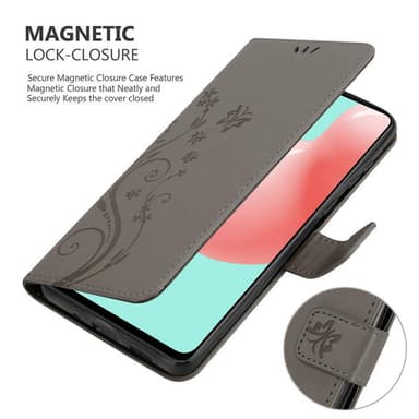 Samsung Galaxy A41 Suojakuori Lompakkokotelo (harmaa)