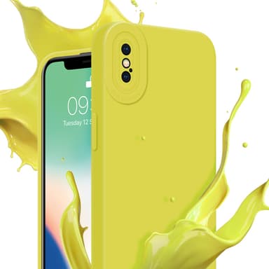 iPhone X / XS Suojakuori Kotelo (Keltainen)