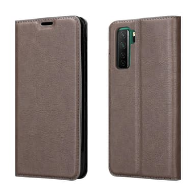 Huawei NOVA 7 SE Suojakuori Lompakkokotelo (Ruskea)