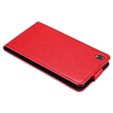 Sony Xperia Z3 Suojakuori Lompakkokotelo (Punainen)