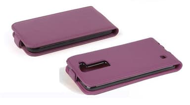 LG K8 2016 Suojakuori Lompakkokotelo (Violetti)