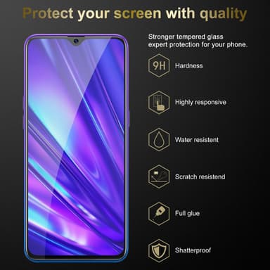 Realme 5 PRO / Realme Q Näytönsuoja Karkaistu lasi