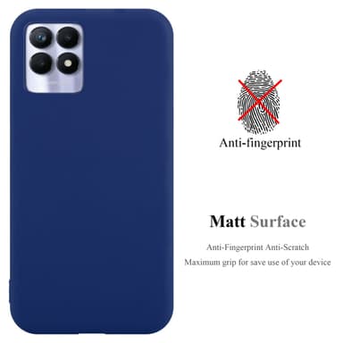 Suojakuori Realme 8i / Narzo 50 4G Kotelo (Sininen)
