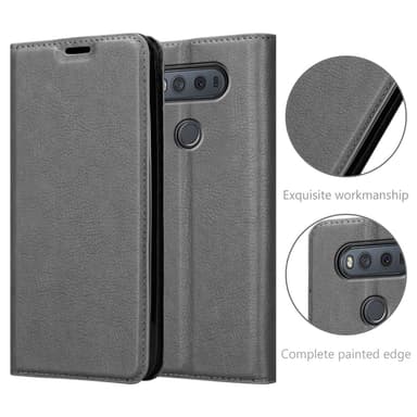 LG V20 Suojakuori Lompakkokotelo (harmaa)