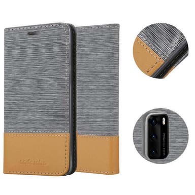 Huawei P40 Suojakuori Lompakkokotelo (harmaa)