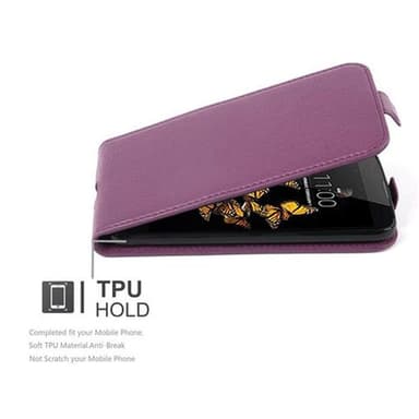 LG K8 2016 Suojakuori Lompakkokotelo (Violetti)