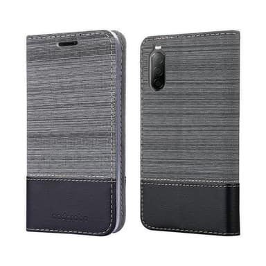 Sony Xperia 10 II Suojakuori Lompakkokotelo (harmaa)