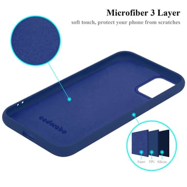 Motorola MOTO G9 PLUS Suojakuori Kotelo (Sininen)