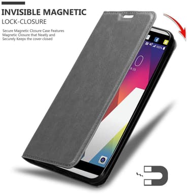 LG V20 Suojakuori Lompakkokotelo (harmaa)