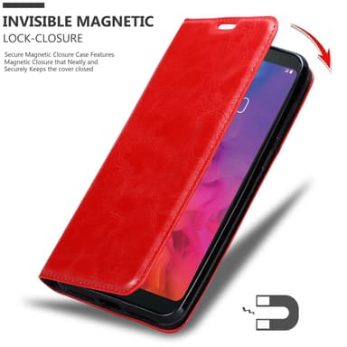 LG Q9 Suojakuori Lompakkokotelo (Punainen)