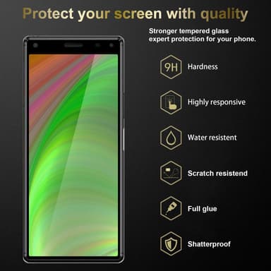 Sony Xperia 8 3x Näytönsuoja Karkaistu lasi