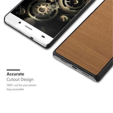 Huawei P8 LITE 2015 Suojakuori Kotelo (Ruskea)