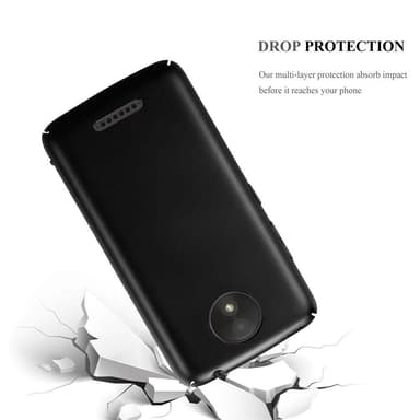 Motorola MOTO C PLUS Suojakuori Kotelo Cover (Musta)