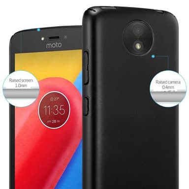 Motorola MOTO C PLUS Suojakuori Kotelo Cover (Musta)