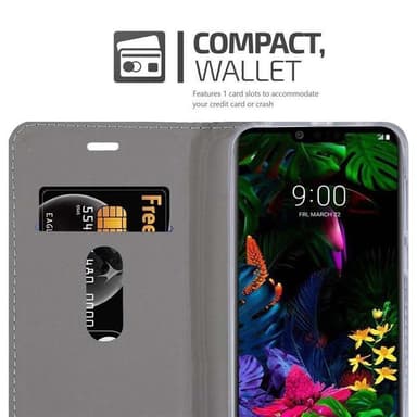 LG G8 Suojakuori Lompakkokotelo (Sininen)