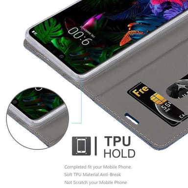 LG G8 Suojakuori Lompakkokotelo (Sininen)