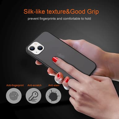 iPhone 14 Suojakuori Kotelo (Läpinäkyvä)